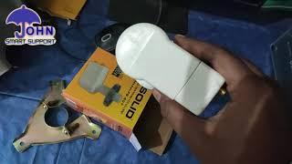SOLID FS 507 TWIN PRIME FOCUS LNB UNBOXING AND USE C BAND DISH ANTENNA