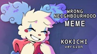Wrong Neighbourhood meme | Piggy (Kokichi)
