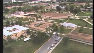 Lloyd Hetrick R22 Helicopter Flyby of Lawrence from the 1980s