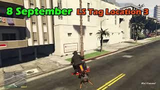 8 September LS Tags Daily Collectible LOCATIONS GTA Online