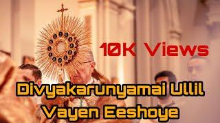 Divyakarunyamai Ullil Vayen Eeshoye Malayalam Christian Devotional Song (Lyrical) |Platinum Media|