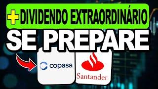 COPASA Pode Pagar Mais Dividendos Extraordinários e BANCO SANTANDER Surpreendeu o Mercado!