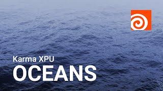 How to create Oceans in Karma XPU | Houdini Tutorial