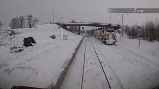 Drivers Eye View: Trondheim-Mosjøen in a winter wonderland. (Di4)