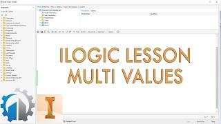 iLogic Lesson #1: Creating Multi Value Lists Using Arrays