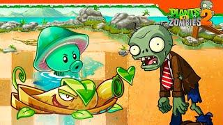  НОВОЕ РАСТЕНИЕ АКВАЛОЗА И МОРЕ-ГРИБ!  Plants vs Zombies 2 Растения против зомби 2 Прохождение