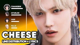 Stray Kids - CHEESE (Line Distribution + Lyrics Karaoke) PATREON REQUESTED