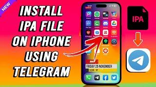 How to Install IPA Files on ANY iPhone Using Telegram