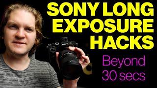 How to set a long shutter speed on Sony cameras