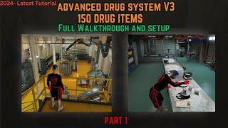 Advanced Drug System V3 | 150 Drug System | Full Walkthrough and setup | Brave Developments | 2024