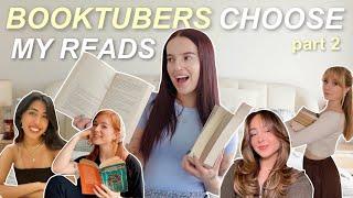 booktubers choose my reads for a week pt.2 | bookmas day 9