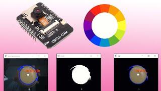 Color Detection & Tracking with ESP32 Camera & OpenCV