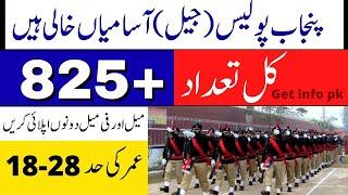 Punjab Police پنجاب پولیس جابز Jail department jobs 2021 - nts