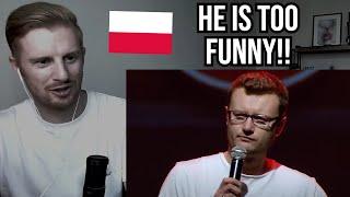 Reaction To Kacper Ruciński - Okres (Polish Comedy)