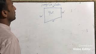 How to measurement of #irregular plot. And convert in marla