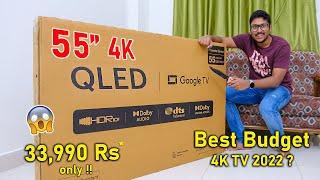 55" 4K QLED TV on Budget... Dolby Vision, ATMOS & Google TV Madness 