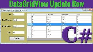 How to Update Data Using DataGridView In C# | Add Button IN DataGridview Cell or Column.