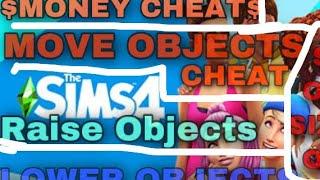 SIMS 4 CHEATS MENU (MONEY) (MOVE OBJECTS) (RAISE AND LOWER ITEMS)  SIZE UP AND DOWN)