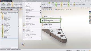 Video Tech Tip: How to Add New Coordinate Systems In SOLIDWORKS