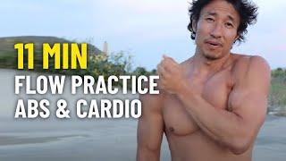 11 MIN AB FLOW PRACTICE - Sixpack Cardio Workout | No Equipment | Mike Chang