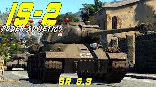 BLINDADO SOVIÉTICO | IS 2 War Thunder | gameplay PT - BR