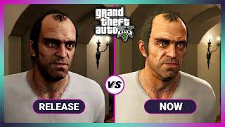 Grand Theft Auto V - Release vs Now (2025) - Graphics Comparison