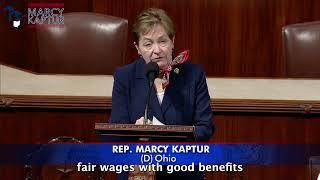 Congresswoman Kaptur Floor Speech Supporting UAW Tentative Agreements With GM, Ford, Jeep Stellantis