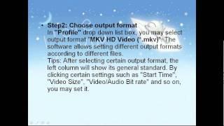 How to convert MPEG to MKV HD video