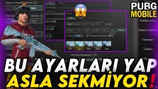 SİZİ PRO OYUNCU YAPACAK BÜTÜN AYARLAR ! HER CİHAZA UYUMLU HASSASİYET VE KONTROL ! | PUBG MOBİLE