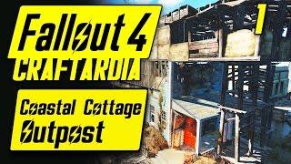 Fallout 4 Coastal Cottage Outpost #1 - Base Building Timelapse - Fallout 4 Settlement Building PC