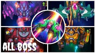 WindWings Space Shooter - all bosses part 1