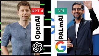 A Deep Dive Into OpenAi GPT- 4 and Google PALM Ai - From API to creating AI tools.