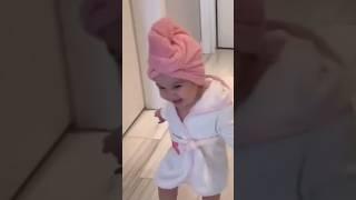 Video lucu anak pake handuk habis mandi #shorts