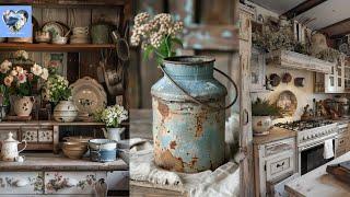 COUNTRY RUSTIC ELEGANCE: Ultimate Guide to Rustic Farmhouse Kitchen Decors with Lived-in Appeal