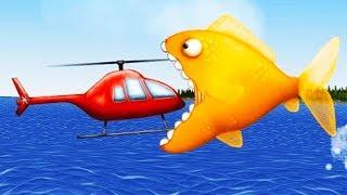 GIANT Goldfish EATS EVERYTHING! - Tasty Blue Gameplay - Game like IO game