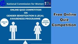 Online Free Quiz Competition with Certificate 2020/ Gender Sensitization and Legal  Awareness Quiz