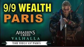 Paris: All Wealth Locations | Gear Chest & Tungsten Ingot | AC Valhalla: The Siege of Paris