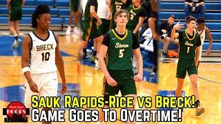 Breck vs Sauk Rapids-Rice Goes To OVERTIME! Senior Trio Combines For 81!