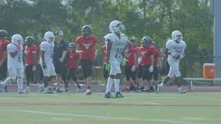 Benedictine vs Lutheran west Freshman Scrimmage Earl Jackson jr RB/LB Highlights 2 Touchdowns & more