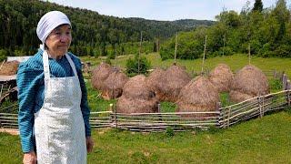 Amazing Life In Shoria Mountains. Russia Village Life