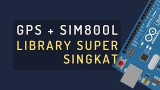 Simpan Lokasi (GPS) Ke Database  Dengan Arduino Dengan Library GSM Super Pendek