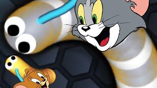 Slither.io New Skin Tom and Jerry Skin Fastest Snake Ever ( Epic Slither.io Gameplay)