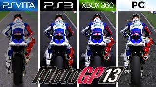 MotoGP 13 (2013) PS Vita vs PS3 vs XBOX 360 vs PC (Graphics Comparison)