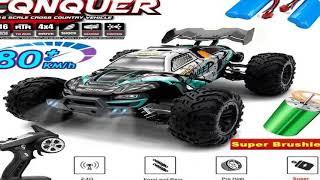 Super Brushless 80KM or 50KM/H 4WD RC Car With LED Remote Control Cars High Speed Drift Ra