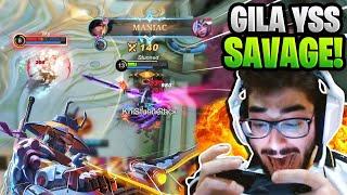 Gila YSS Savage Outplay | Mobile Legends | MobaZane | Indonesia