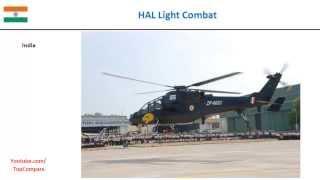 HAL Light Combat, Attack Helicopter Full Specs Comparison