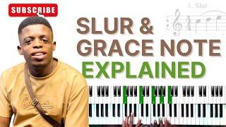 #how to build SLURS AND GRACE NOTES ON KEY F MAJOR ( Great are you lord ) #piano #music