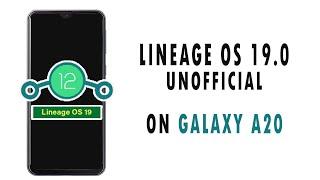 [ROM] LineageOS 19.0 UNOFFICIAL Android 12 | On Samsung Galaxy A20