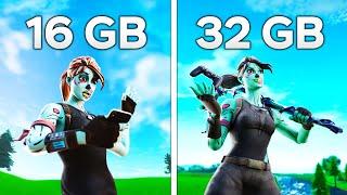 Fortnite | Testing 16GB RAM vs 32GB RAM!