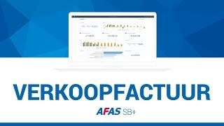 De Verkoopfactuur in AFAS SB +